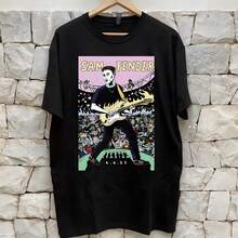 1PC Sam Fender Stadium Concert Tour Graphic Women's T-Shirt 6.6.25 - Black 1 - 查看 1