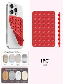 80个双面胶手机吸盘，吸力超强，稳定性好。可重复使用，适用于光滑表面（如瓷砖、玻璃、墙壁等）。 - 多色 - 查看 11