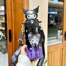 SANRIO 1个（600毫升）水瓶 - 耐热 - 316不锈钢，适用于办公室、露营、家庭、学校，可作为礼物送给女朋友、孩子生日、圣诞节（--Melody--Hangyodon--） - 彩色 - 查看 10