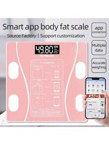 Smart Body Fat Scale For Home Use, Accurate Electronic Scale For Measuring Weight And Human Health, Data Synchronization With The APP, Body Fat Measurement And Weight Loss Scale. - A - View 14