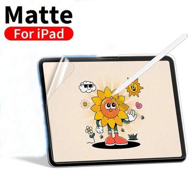 1 pieza Película protectora de pantalla de alta definición, alta transparencia, anti-arañazos, anti-caídas, cobertura de pantalla completa, fuerte anti-huellas dactilares, tacto sensible, película PET, película suave anti-reflejos, compatible con (Air4/5/6/7) 10ma generación, 11 A16 (2025), Air 11 pulgadas (2026), 12 11 pulgadas (2026)