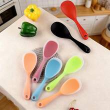 1个不粘硅胶饭勺，适用于电饭煲，厨房用具 - 查看 8