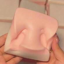 1个慢回弹双面草莓麻糬捏捏乐玩具 - 柔软有嚼劲，甜美口味，解压玩具，圣诞礼物，派对小礼品 - 彩色 - 查看 2