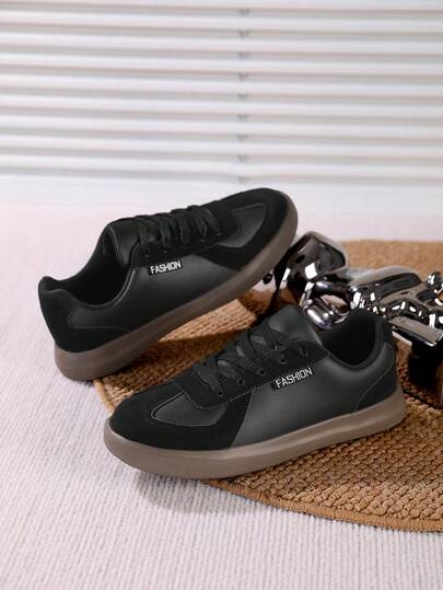 2026 Nya Parskor, Vår/Höst, Tyskinspirerade, Vattentäta, Halkfria, Rund tå, Låga, Casual, Bekväma, Mångsidiga, Kontrastfärgade, Sportiga, Retro, Moderna, Lämpliga För Alla Årstider