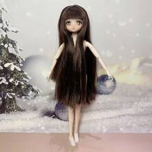 11.81英寸动漫风格时尚BJD娃娃，关节灵活 - 完美可爱蛋糕造型收藏品，可定制BJD娃娃，精致的生日、新年、复活节、圣诞节礼物 - 彩色 - 查看 4