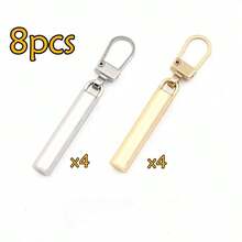 5/10pcs Durable Metal Zipper Replacement Kit, Suitable For Jackets, Handbags And Backpacks, Easy To Install - Multicolor - View 19
