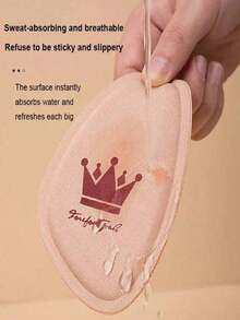 1 par de plantillas para zapatos de mujer de media talla, almohadillas para los pies antideslizantes, transpirables y absorben el sudor - Color - Ver 4