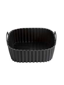 1pc Silicone Air Fryer Mat, Baking Tray Liner, Oven Mat, Suitable For Flat Pans, Easy To Clean And Reuse, Heat Resistant Non-Stick Baking Mat - Multicolor - View 14