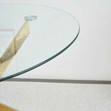 Dining Tables - Gold + Glass+Metal - View 9