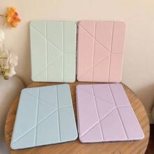 適用於 Matepad SE 11 吋平板保護殼，Matepad 保護殼，高透明壓克力背板，時尚智能 Y 型折疊支架保護殼，高品質 PU 皮革，附自動睡眠/喚醒保護功能，Matepad 保護殼，適用於 Redmi Pad2 11 吋 2025/ PadSE 11 吋 2023 平板保護殼，A16 保護殼，適用於 iPad 10 代平板保護殼 - 多折 - 查看 3