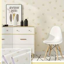 1卷加厚田园花卉图案贴纸，适用于客厅、卧室和电视背景墙装饰；易于移除。 - 田園小花 - 查看 25