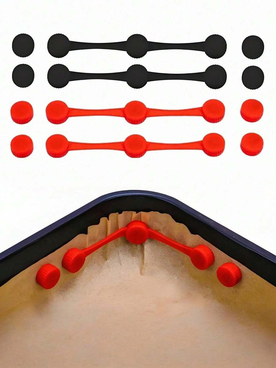 Magnetic Silicone Clips For Air Fryers (3 Or 6 Packs) Are Used To Secure Baking Paper In Air Fryers And Safely Lock The Disposable Liners To Prevent The Paper From Burning. - Multicolor - View 1