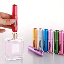 Car Perfume Refill Bottle, Mini Portable Refillable Perfume Aluminum Atomizer Spray Cosmetic Bottle~Travel Refill Bottle~Atomizer Perfume Bottle - Màu đỏ mờ - Xem 1