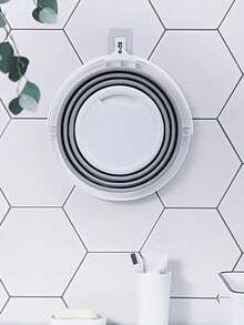 1个可折叠水桶（3升/10升），便携式折叠水桶，适用于露营、钓鱼和旅行，节省空间的圆形洗脸盆，适用于宿舍、泡脚和洗车，耐用的户外装备 - 隨身折疊款 - 查看 11