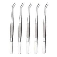 这款耐用、精密的钢制镊子无需用电，适用于多种用途，例如美甲、园艺、实验室、手工维修和 DIY——它具有锯齿状边缘、坚固的金属结构和防滑手柄，是一款用途广泛的钢制美甲镊子。 - 銀色 - 查看 9