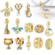 1pc Cute Cartoon Boy And Girl Charms Couple Beads Fit Original Bracelet & Bangle, Fashion DIY Jewelry Gift For Lovers Valentine's Day - Multicolor - View 1