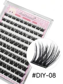 anlinnet 100/140pcs C-Curl Lash Extensions 9-13mm, Self-Adhesive Reusable Lashes, Natural & Thick Lash Enhancement Set, Comfortable & Non-Irritating - View 11