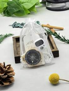 5-In-1 Holiday Gift Set: Electronic Ring Counter, Compass, Faux Pearl, Wedding Greeting Card, Gift Bag Packaging, Ideal For Holiday Gifts - 5-in-1 Set - View 17