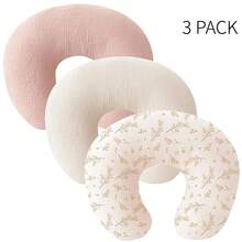 Funda de almohada de lactancia de muselina de algodón, suave y linda, adecuada para almohada de lactancia, recién nacidos niños y niñas - Multicolor - Ver 11