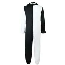 一套男士角色扮演服装，小丑造型，灵感来自美国电影，不含面具 - 黑與白 - 查看 12