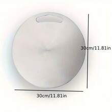 1pc High-Quality Titanium Steel Cutting Board - Double-Sided Stainless Steel, Smooth Surface Suitable For Kitchen And Catering Use - 1PC - View 8