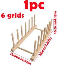 1个木制餐具架，适用于厨房、书房或收藏室 - 彩色 - 查看 11