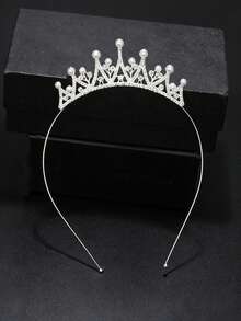 公主皇冠发箍，甜美皇冠发饰，适合作为女孩生日礼物。 - 彩色 - 查看 3