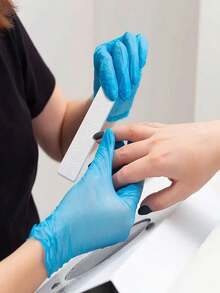 25pcs (Optional 80/80, 100/180) Nail Files, Acrylic Nail Sanding Boards, Professional Manicure Tools, Suitable For Home & Salon, Durable Double-Sided - Multicolor - View 3