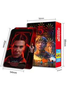 asmodee 96张/30张卡通动漫人物双面卡片收藏周边‌贺卡‌贴纸‌明信片 LOMO卡牌游戏派对装扮道具情人节礼物 - 彩色 - 查看 5