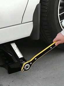 Llave de elevación automática de ahorro de fuerza con mango de 360°, llave de elevación tipo tijera de mango largo, adecuada para trabajos de neumáticos en garajes de motocicletas, automóviles, SUV y otros vehículos - Multicolor - Ver 3