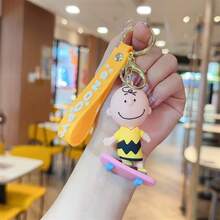 1pc Couple Pendant, Student Backpack Charm, Car Key Chain, Small Gift For Back To School, Party, Random Style - Multicolor - View 7