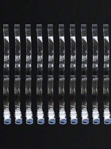 10 Pairs Transparent Invisible Bra Straps, Non-Slip Sexy Strapless Bra Accessories - Clear - View 6