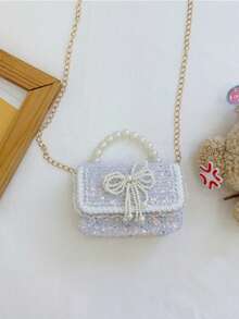 1 chiếc túi, túi đeo chéo thời trang, túi đựng son siêu nhỏ, túi đựng đồ nhẹ, túi xách tay, túi du lịch, ví đựng tiền xu dự tiệc, túi đựng tiền xu, túi đeo vai có nơ. - Nhiều màu - Xem 7