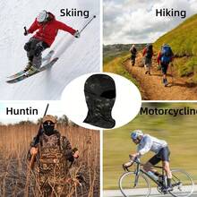3Pcs/1pc Balaclava Face Mask Men, Women's Full Head Wrap Motorcycle Cooling Neck Gaiter Tactical Hood For Hiking Cycling - Multicolor - View 6