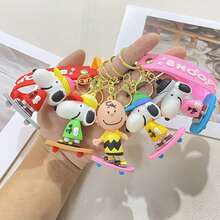 1个情侣玩偶钥匙扣书包挂件汽车钥匙扣小礼物返校季派对礼物随机款式 - 彩色 - 查看 9