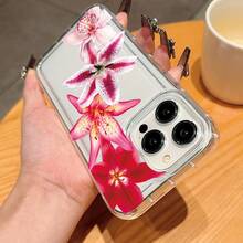 1 chiếc ốp lưng điện thoại trong suốt, in UV, rỗng, họa tiết hoa, tương thích với iPhone 17/17 Pro/17 Pro Max/AIR/7/8/7 Plus/8 Plus/X/XS/XR/XS Max/11/11 Pro/11 Pro Max/12/12 Mini/12 Pro/12 Pro Max/13/13 Mini/13 Pro/13 Pro Max/14/14 Pro/14 Pro Max/14 Plus/15/15 Pro/15 Plus/15 Pro Max/16/16 Pro/16 Plus/16 Pro Max, ốp lưng mềm in hoa. - Nhiều màu - Xem 3