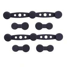3pcs/6pcs Magnetic Silicone Clips For Air Fryer, Used To Secure Air Fryer Baking Paper, Lock Disposable Liners Safely, Prevent Paper Burning, Red - Multicolor - View 7