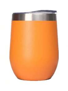 Stainless Steel Vacuum Insulated Wine Glass, 12oz Travel Tumbler With Lid, Keep Cold & Hot, For Wine, Coffee, Cocktail, Back To School Essential - Multicolor - View 10