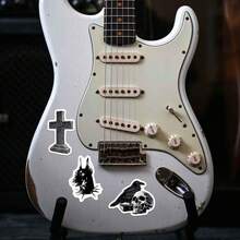 50张暗黑吸血鬼主题涂鸦贴纸 - 防水乙烯基材质，适用于行李箱、笔记本、笔记本电脑、杯子等 - 复古美学 DIY 剪贴簿装饰 剪贴簿用品 文具 趣味贴纸 Kindle - A - 查看 8