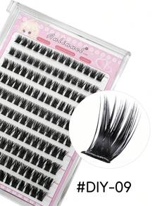 anlinnet 100/140pcs C-Curl Lash Extensions 9-13mm, Self-Adhesive Reusable Lashes, Natural & Thick Lash Enhancement Set, Comfortable & Non-Irritating - View 5