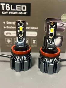 1对120W 20000LM LED大灯套件，H1 H4 H7 9005 HB3 9006 HB4远近光灯泡，涡轮雾灯 - 一對 - 查看 14