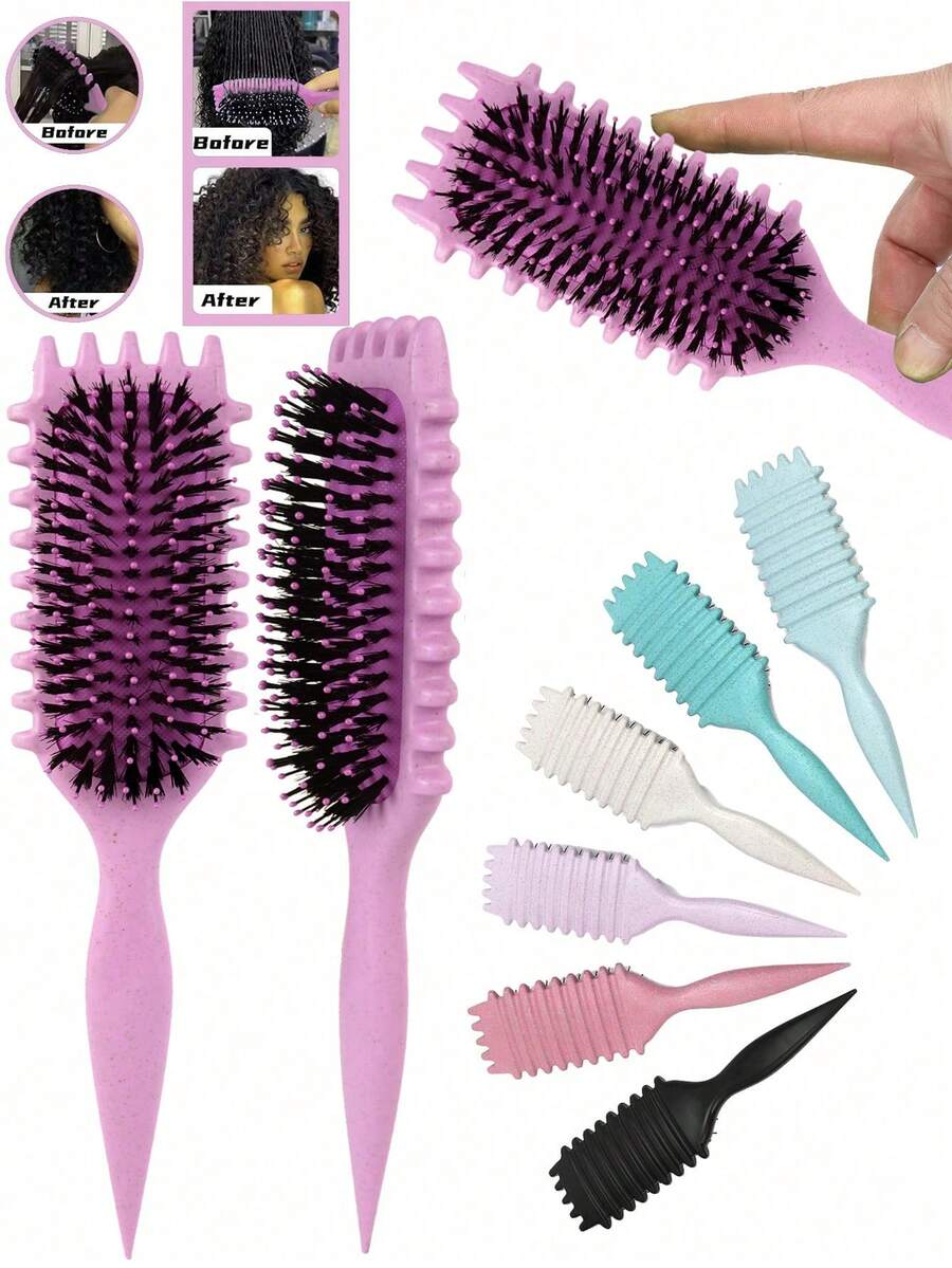 2026 Professional Curling Brush, Create Perfect Curls, Waves And Spirals, Anti-Frizz, Smooth And Easy To Style, Salon-Grade Styling