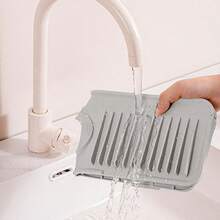 Silicone Faucet Splash Guard, Faucet Water Mat, Extended Silicone Sink Mat, Suitable For Kitchen, Bathroom, Laundry Room, Farmhouse, Bar And RV - Multicolor - View 8