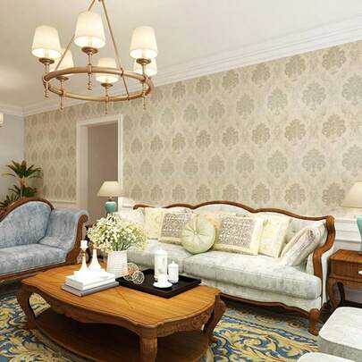 1 Cuộn Giấy Dán Tường Phong Cách Châu Âu Hoa Văn, Giấy Dán Tự Dẹp, Giấy Dán Vinyl Có Thể Tháo Rời, Thích Hợp Cho Phòng Ngủ, Phòng Khách, Văn Phòng, Phòng Tắm, Nhà Bếp, Trang Trí Nội Thất, Bàn Làm Việc, Tủ Quần Áo, Chống Thấm Nước, Cách Âm, Giấy Dán Trang Trí Phẳng Cao Cấp, Tiện Lợi Cho Trang Trí Nhà Cửa, Tường Sau TV, Tủ, Bàn Trang Điểm, Làm Mới Không Gian Nhà Bạn