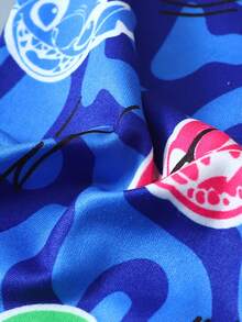 Disney 3条装卡通涂鸦印花男士内裤，松紧腰带男士平角内裤 - 彩色 - 查看 3