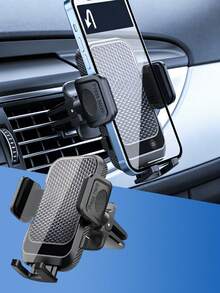 Car Phone Mount – Universal Dashboard & Air Vent Holder With One-Touch Release, 360° Rotation For IPhone, Android, GPS Navigation (4.7"–7")Car Suction Cup Phone Holder, Vent Clip-On Phone Holder - Phone Stand - View 13