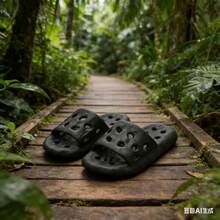 Bathroom Quick-Drying Slippers, Anti-Slip Hollow EVA Sandals, Breathable Shower Slippers For Home Use - Slippers - View 11