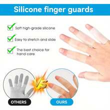 5个/10个/20个装硅胶指套，凝胶指套，带衬垫指套，橡胶指套 - A - 查看 6