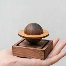 1pc Black Walnut Small Planet Aroma Diffuser, Random Creative Design For Home Or Car - Multicolor - View 10