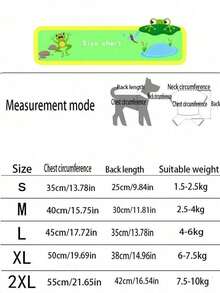 1 Set Pet Denim Cherry Bib Dress With Leash, Spring/Summer Outdoor Walking Outfit - Multicolor - View 7